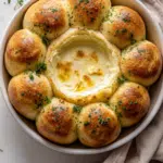 Brioche Garlic Dough Balls Camembert Dip