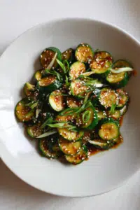 Spicy Asian Zucchini