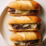 Slow Cooker Italian Roast Beef Sandwiches