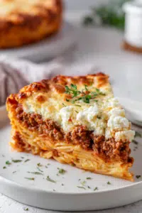 Spicy Spaghetti Pie Recipe