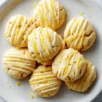 Lemon Cookies with Lemon Glaze