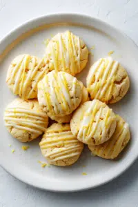 Lemon Cookies with Lemon Glaze