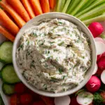 Fresh Vegetable Spring Garden Dip Recipe