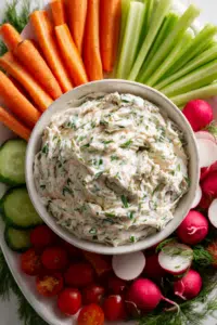 Fresh Vegetable Spring Garden Dip Recipe