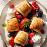 Vegan Pains Au Chocolat With Berries & Chantilly Cream