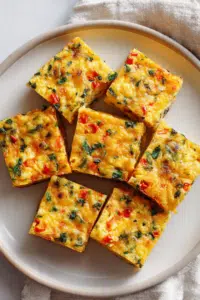 Veggie Breakfast Bars (Low Carb)