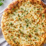 Garlic cheese pizza