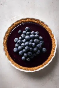 No-Bake Blueberry Pie