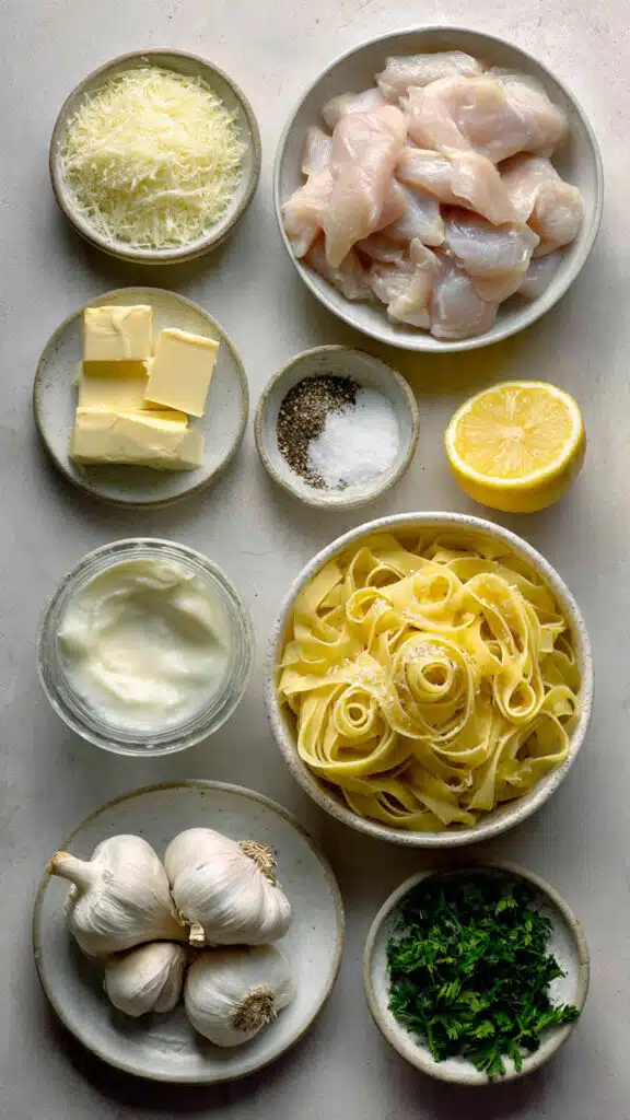 lemon garlic chicken alfredo