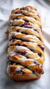 Brioche Blueberry Pull Apart Bread