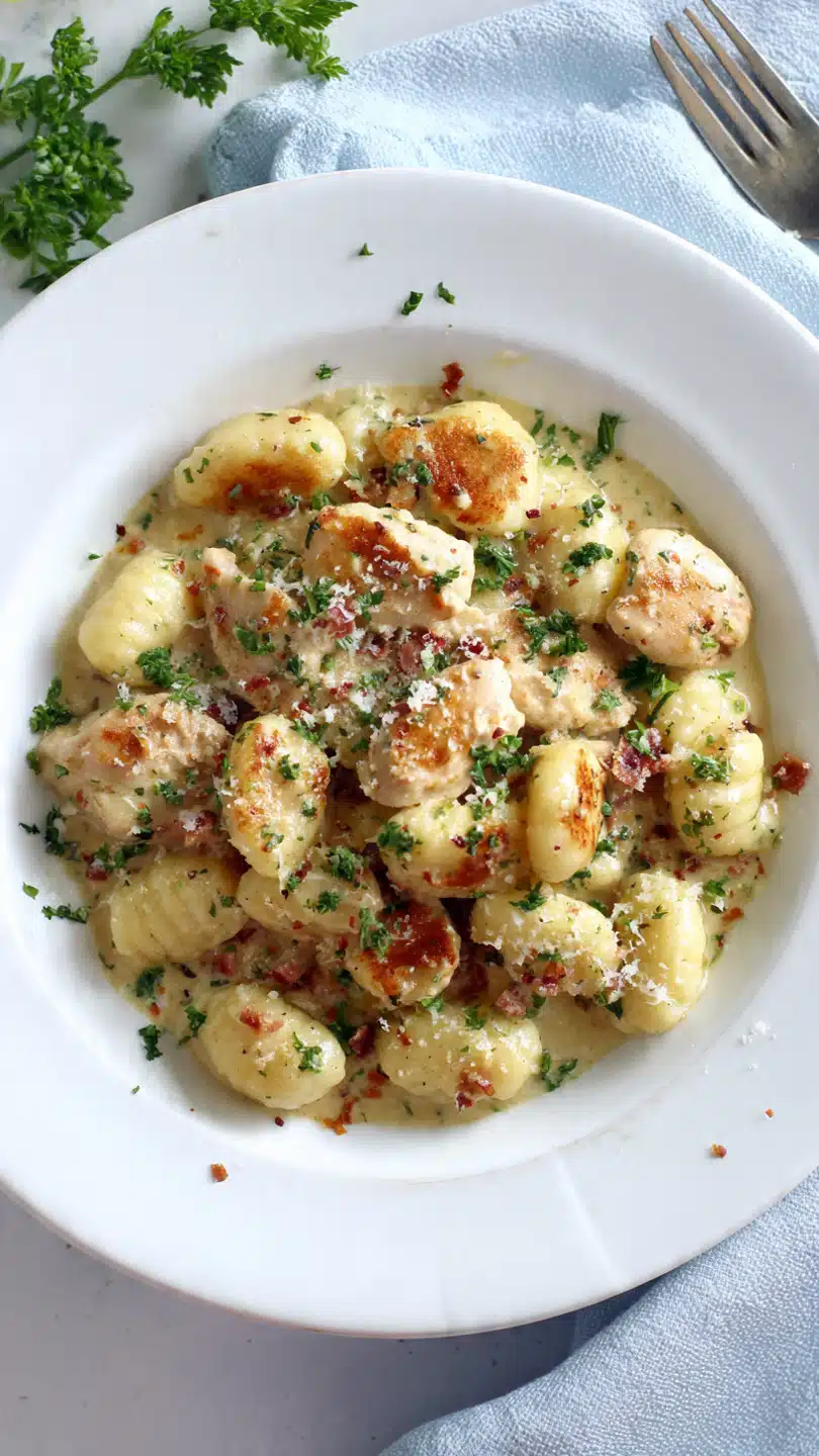 Garlic & Parmesan Chicken Gnocchi