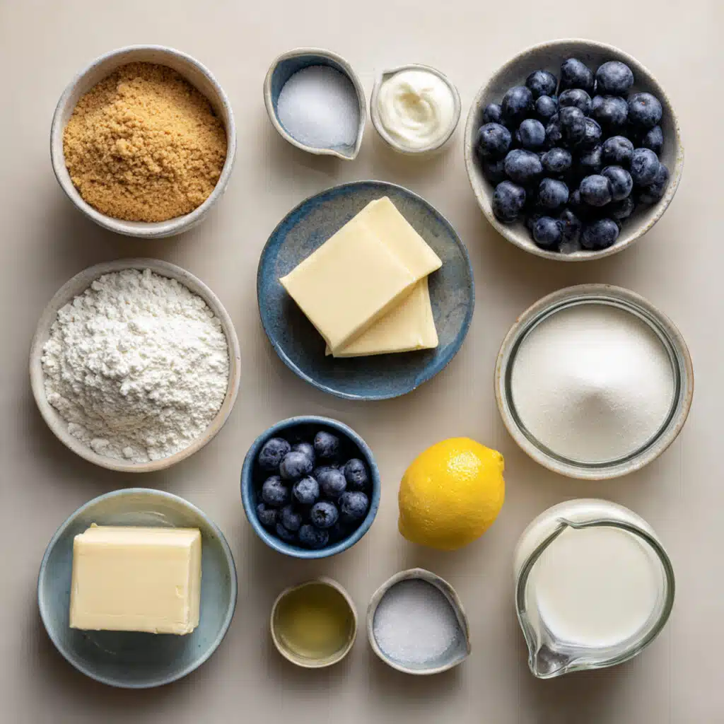 No-Bake Blueberry Pie