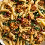 Creamy tuscan chicken pasta