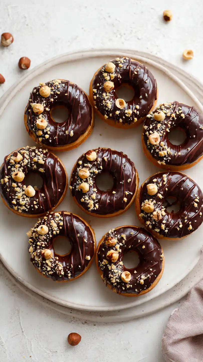 ferrero rocher inspired donuts