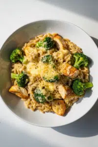 Cheesy Chicken & Broccoli Orzo