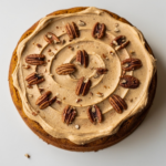 Pumpkin Pecan Cake with Cinnamon Cream Cheese Icing