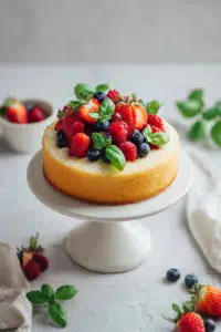 Basil Berry Cake
