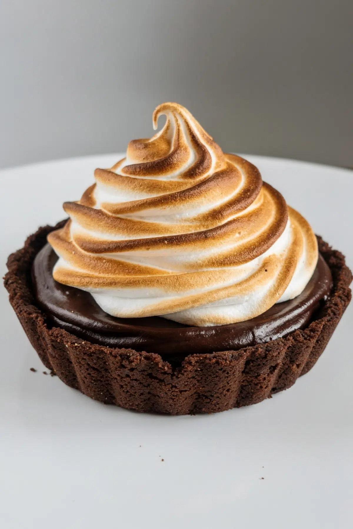 Chocolate Cream Guinness Pie with Toasted Meringue