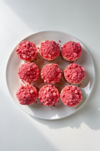 Strawberry Crunch Cheesecake Bites