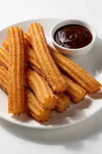 Homemade Churros with Chocolate Guinness Dipping Sauce