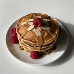 Almond Croissant Protein Pancakes