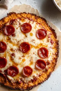 Pepperoni Hot Honey Pizza With Sweet Potato Crust
