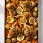 One-Tray Garlic & Lemon Chicken Bake