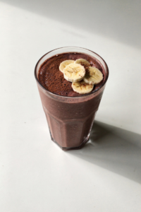 Raw Chocolate Banana Shake