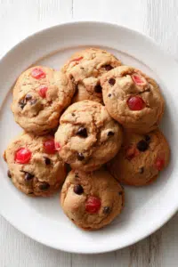Maraschino Cherry Chocolate Chip Cookies