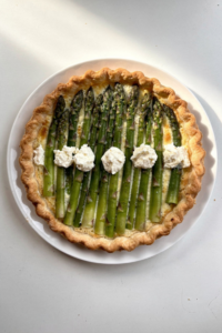 Asparagus & Goat Cheese Tart